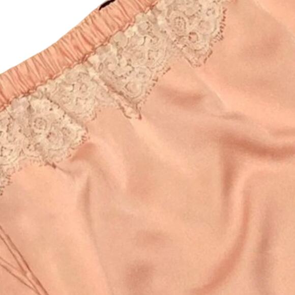NWOT Banana Republic Peach With Ivory  Lace Detail Mini Skirt Size Small - Picture 11 of 16